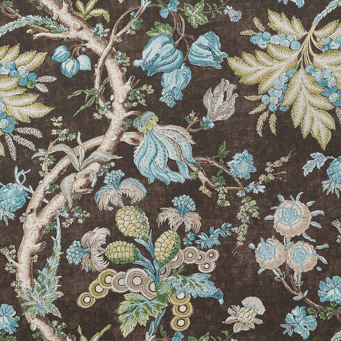 Chatelain Brown F910843 by Thibaut Fabric Thibaut Fabric Chatelain Brown F910843Fabric Heritage Fabric Book 100% Linen UNITED KINGDOM </p><p>Repeat: V: 26.5 54 - Fabric Carolina -