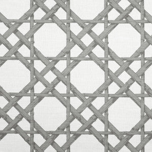 Thibaut Fabric Cyrus Cane Grey F913141
