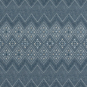 Thibaut Fabric High Plains Navy and White F913231
