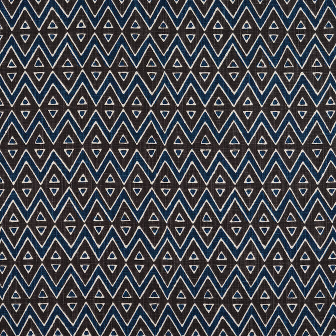 Tiburon Brown and Navy F913236 by Thibaut Fabric Thibaut Fabric Tiburon Brown and Navy F913236Fabric Mesa Fabric Book 100% Cotton Muslin UNITED STATES </p><p>Repeat: V: - 54 - Fabric Carolina -