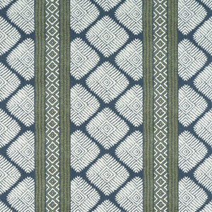 Thibaut Fabric Austin Bluestone and Green F913247