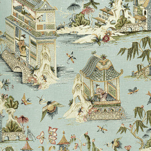 Thibaut Fabric Grand Palace Mist F913617