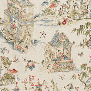 Thibaut Fabric Grand Palace Taupe F913618