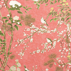 Thibaut Fabric Katsura Coral F913624