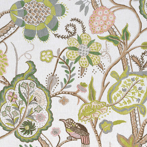 Thibaut Fabric Windsor Brown and Green F914306