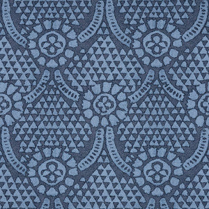 Thibaut Fabric Chamomile Navy F914315