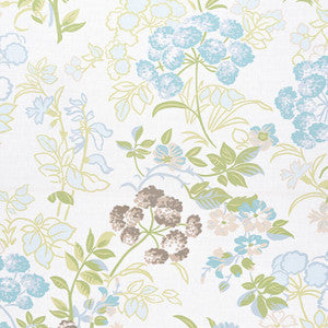 Thibaut Fabric Spring Garden Spa Blue F914339