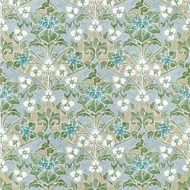Thibaut Fabric F914600 WOODFORD - Sage