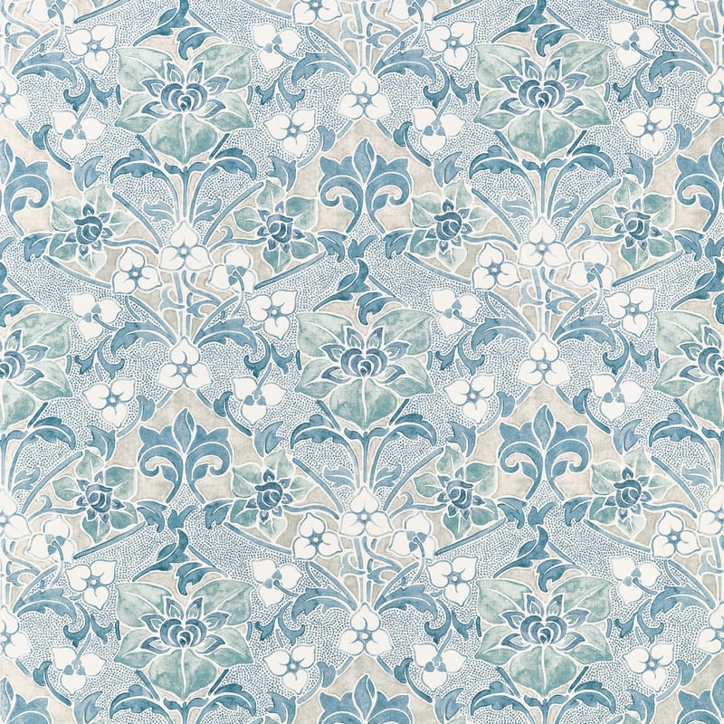 Thibaut Fabric F914604 WOODFORD - Spa Blue