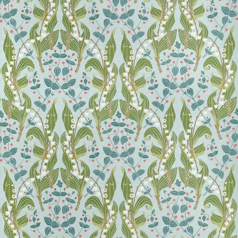 Thibaut Fabric F914618 HARBOR SPRINGS - Spa Blue