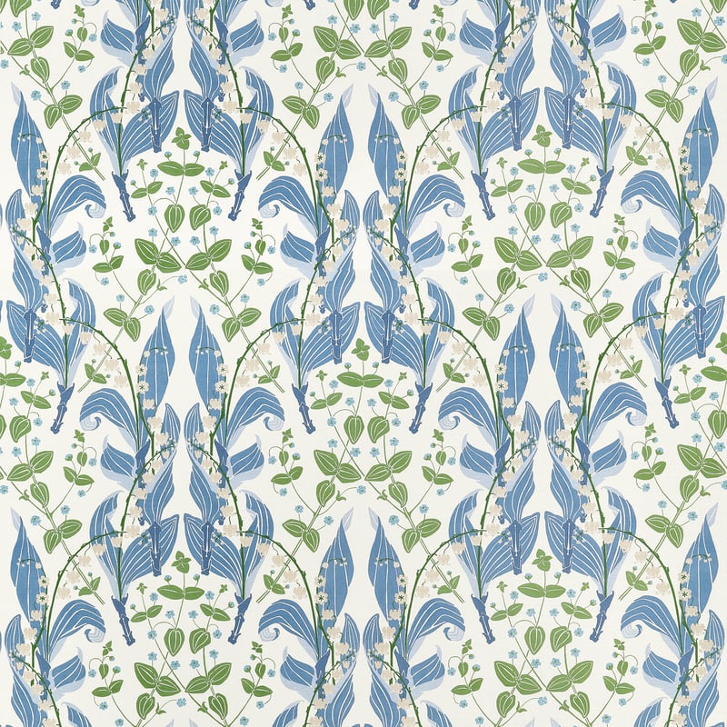 Thibaut Fabric F914620 HARBOR SPRINGS - Blue