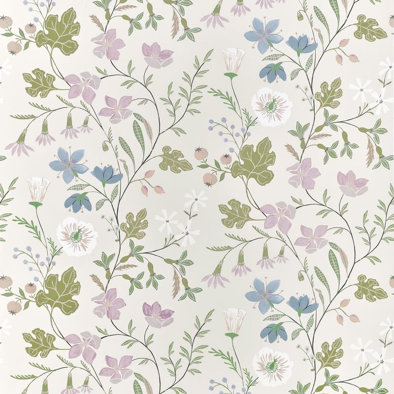 Thibaut Fabric F914623 BLOOM - Lilac