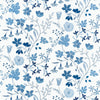 Thibaut Fabric F914626 BLOOM - Blue and White