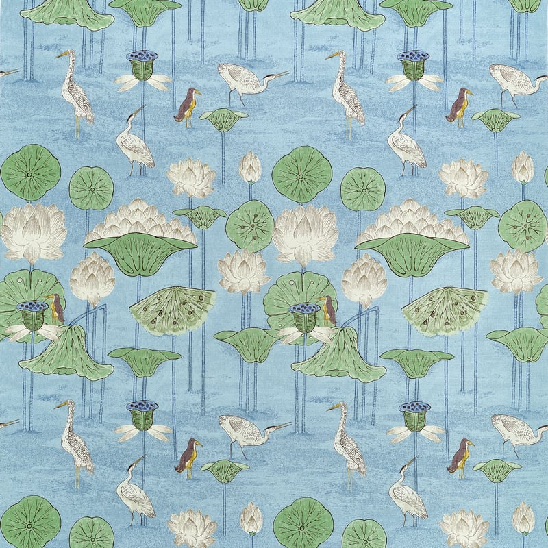 Thibaut Fabric F914637 MALEA - Sky Blue