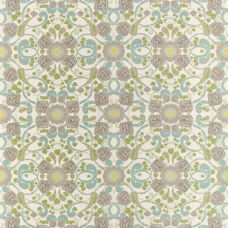 Thibaut Fabric F914648 MARGAUX - Beige and Yellow