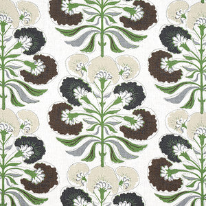 Thibaut Fabric Tybee Tree Black and Green F916214