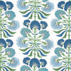 Thibaut Fabric Tybee Tree Green and Blue F916215