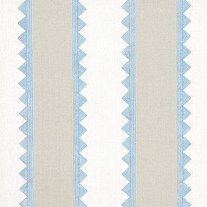 Thibaut Fabric Kismet Stripe French Blue F916228