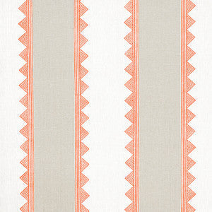 Thibaut Fabric Kismet Stripe Coral F916231