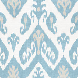 Thibaut Fabric Indies Ikat French Blue F916248