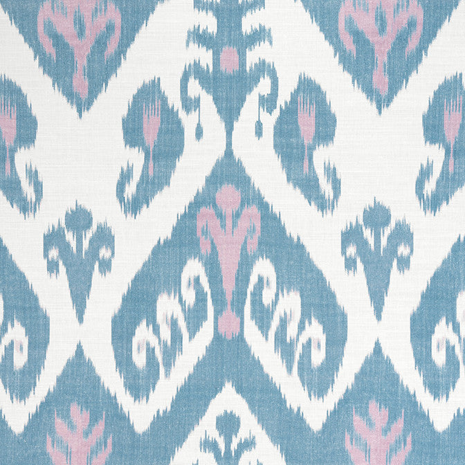Indies Ikat Lavender and French Blue F916249 by Thibaut Fabric Thibaut Fabric Indies Ikat Lavender and French Blue F916249Fabric Kismet Fabric Book 60% Linen, 30% Cot, 10% Nylon UNITED KINGDOM </p><p>Repeat: V: 27.5 54 - Fabric Carolina -