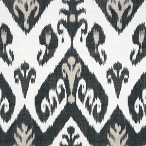 Thibaut Fabric Indies Ikat Black F916250