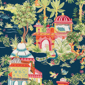Thibaut Fabric Mystic Garden Navy F920823