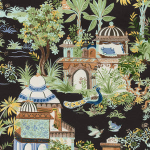 Thibaut Fabric Mystic Garden Black F920825