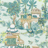 Thibaut Fabric Mystic Garden Spa Blue F920826