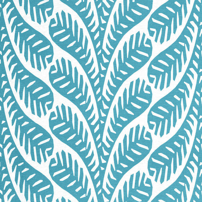 Ginger Turquoise F920833 by Thibaut Fabric Thibaut Fabric Ginger Turquoise F920833Fabric Eden Fabric Book 55% Linen, 45% Cotton UNITED STATES </p><p>Repeat: V: 6.25 54 - Fabric Carolina -