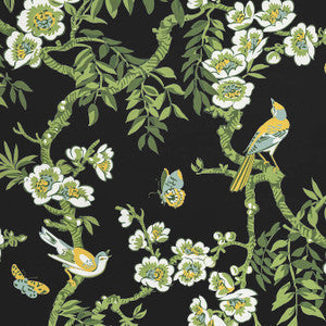 Thibaut Fabric Yukio Black F920845
