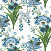 Thibaut Fabric Pasadena Blue and Green F920851