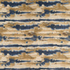 Thibaut Fabric SILVER LINING - Indigo and Gold
