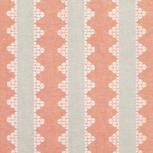 Thibaut Fabric Dhara Stripe Orange F92936