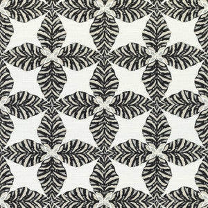 Thibaut Fabric Starleaf Black F92971