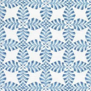 Thibaut Fabric Starleaf Blue F92974