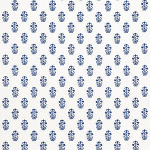 Thibaut Fabric Corwin Navy on White F936400