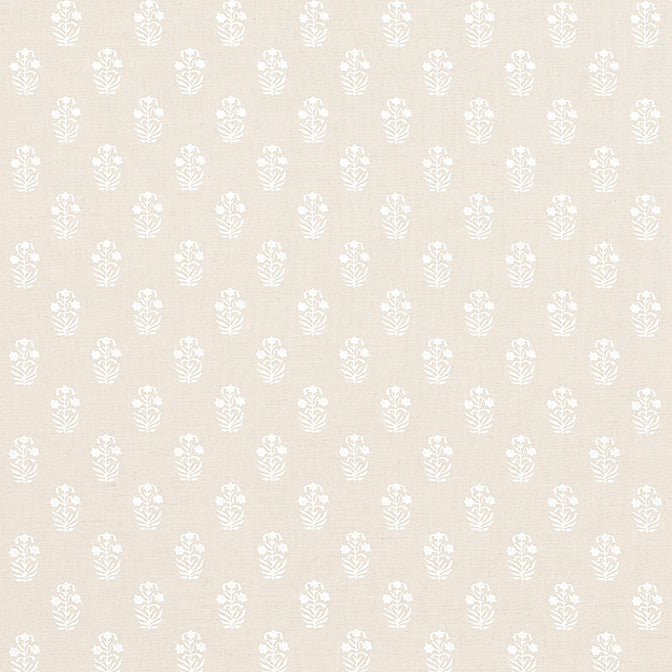 Corwin White on Natural F936405 by Thibaut Fabric Thibaut Fabric Corwin White on Natural F936405Fabric Indienne Fabric Book 59% Cotton, 41% Linen INDIA </p><p>Repeat: V: 4 54 - Fabric Carolina -