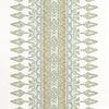 Thibaut Fabric Akola Stripe Seaglass and Gold F936408