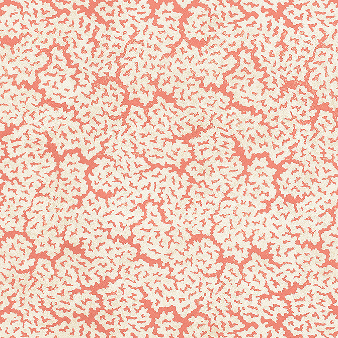 Maldives Coral F942043 by Thibaut Fabric Thibaut Fabric Maldives Coral F942043Fabric Sojourn Fabric Book 100% Cotton ITALY </p><p>Repeat: V: 21.75 53 - Fabric Carolina -