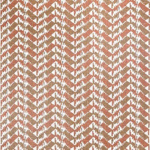 Thibaut Fabric Melrose Check Apricot and Ginger F945006