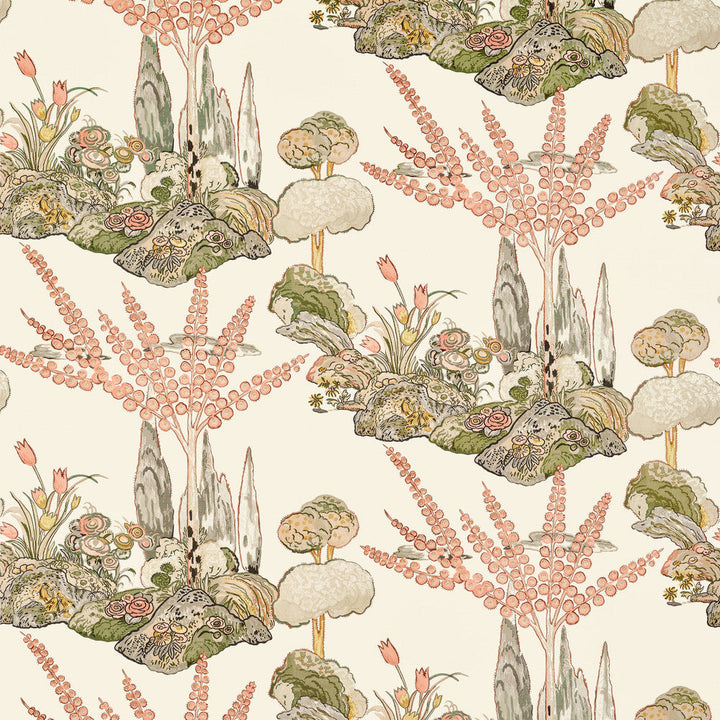 Orleans Apricot and Ginger F945026 by Thibaut Fabric Thibaut Fabric Orleans Apricot and Ginger F945026Fabric WANDERLUST FABRIC BOOK U.S.A </p><p>Repeat: H: 54  in  (137.16  cm), V: 29.5  (74.93  cm) 54  in  (137.16  cm) - Fabric Carolina -