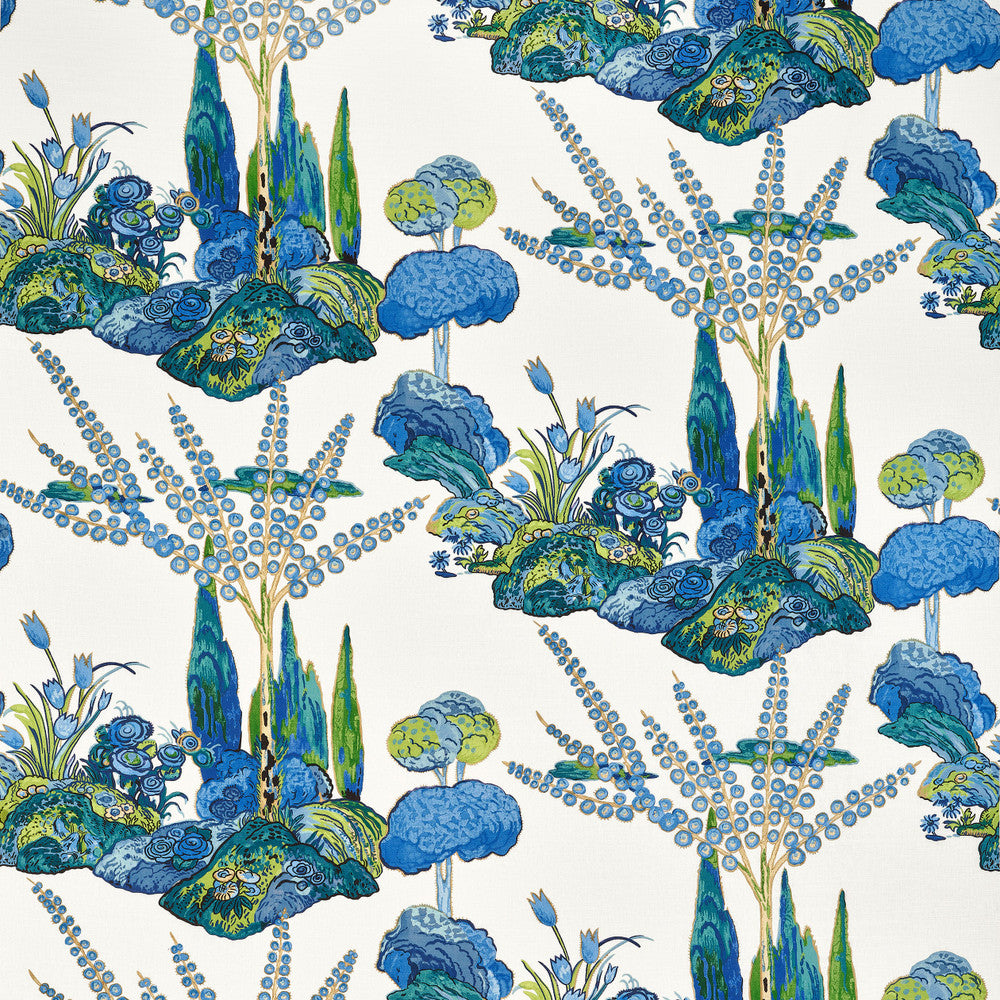 Orleans Blue and Green F945028 by Thibaut Fabric Thibaut Fabric Orleans Blue and Green F945028Fabric WANDERLUST FABRIC BOOK U.S.A </p><p>Repeat: H: 54  in  (137.16  cm), V: 29.5  (74.93  cm) 54  in  (137.16  cm) - Fabric Carolina -