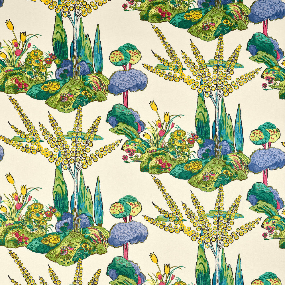 Orleans Yellow and Red F945029 by Thibaut Fabric Thibaut Fabric Orleans Yellow and Red F945029Fabric WANDERLUST FABRIC BOOK U.S.A </p><p>Repeat: H: 54  in  (137.16  cm), V: 29.5  (74.93  cm) 54  in  (137.16  cm) - Fabric Carolina -