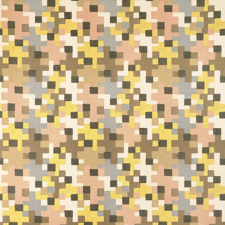 Pixel Apricot and Ginger F945043 by Thibaut Fabric Thibaut Fabric Pixel Apricot and Ginger F945043Fabric WANDERLUST FABRIC BOOK U.S.A </p><p>Repeat: H: 18.5  in  (46.99  cm), V: 20.5  (52.07  cm) 54  in  (137.16  cm) - Fabric Carolina -