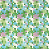Thibaut Fabric PIXEL - Lavender and Green