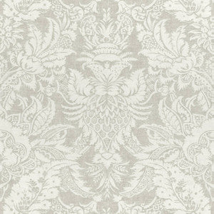 Thibaut Fabric Chardonnet Damask Grey F972582