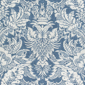 Thibaut Fabric Chardonnet Damask Navy F972583