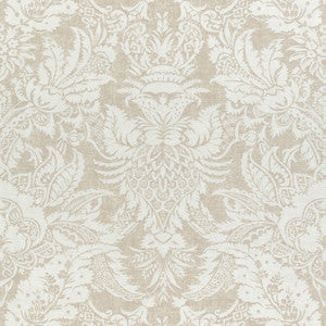 Thibaut Fabric Chardonnet Damask Beige F972586