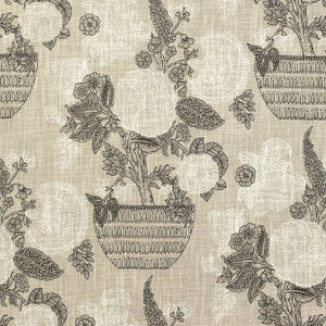 Thibaut Fabric Tullamore Black and Beige F972593